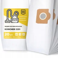 Worki do odkurzaczy - 20x Worek do Odkurzacza Kärcher 2251 Syntetyczny Pojemny Odporny Worki - miniaturka - grafika 1