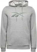 Bluzy męskie - REEBOK BLUZA MĘSKA Z KAPTUREM WKŁADANA PRZEZ GŁOWĘ XL - miniaturka - grafika 1