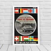Plakaty - Plakat retro Plakat Rending Car - miniaturka - grafika 1