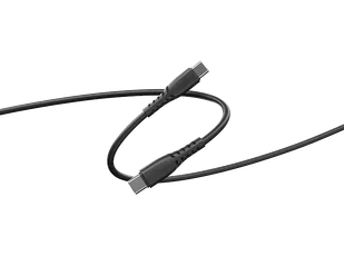 Kabel ISY IUC-1111 USB-C do 60cm Czarny - Kable USB - miniaturka - grafika 1