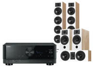 Kino domowe - Yamaha RX-V6A (czarny) + Diva 6 + 3 + 7 (dąb) - miniaturka - grafika 1