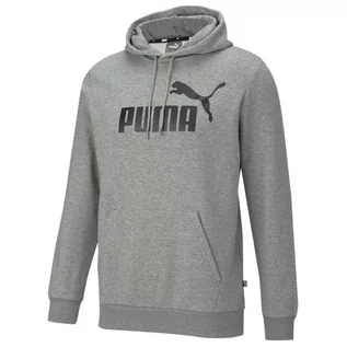 Bluzy męskie - Puma, Bluza męska, Essential Big Logo Hoody 586686-03, szara, rozmiar XXL - grafika 1