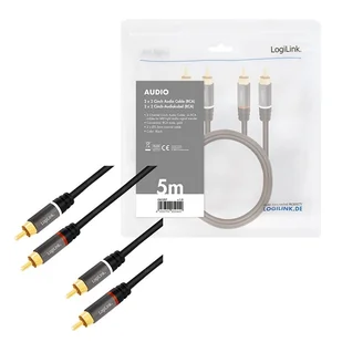 Pasywny LogiLink RCA 5.0m - Kable - miniaturka - grafika 1