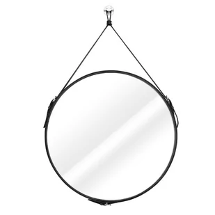 Lustro okrągły ESHA kolor czarny homede - MIRROR/HOM/ESHA/BLACK/R50 - Lustra - miniaturka - grafika 1
