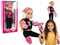 Akcesoria dla lalek - Duża Lalka Daria Ruchome Rączki Nóżki Nauszniki Lala Strojnisia Ubranko - miniaturka - grafika 1