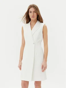 DKNY Sukienka koktajlowa DD5U1H66 Écru Slim Fit - Sukienki - miniaturka - grafika 1
