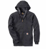 Bluzy męskie - Bluza Carhartt Midweight Hooded ZIP Carbon S - miniaturka - grafika 1