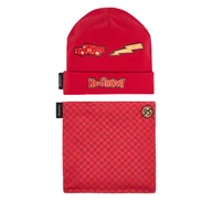 Czapki dla dzieci - Komplet czapka i komin Cars CEO-ACCCS-AW25-304DPC Czerwony - miniaturka - grafika 1