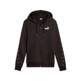 Bluza z kapturem damska Puma ESS TAPE FZ FL czarna 67599701-M - Bluzy damskie - miniaturka - grafika 1