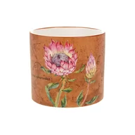 Donice - Osłonka ceramiczna na doniczkę Poppies brązowy, śr. 9 x wys. 9 cm - miniaturka - grafika 1