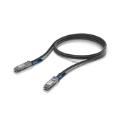 Kable światłowodowe - Ubiquiti UACC-DAC-QSFP28-1M kabel InfiniBand / światłowodowy Czarny - miniaturka - grafika 1