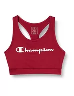 Biustonosze - Champion Athletic Sportbras W-Quick Dry Anti-Microbial Compact Stretch Poly Jersey Biustonosz Sportowy Kobiety, Czerwony Tbr, XL - miniaturka - grafika 1