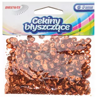 Cekiny Hologramowe 6Mm - Miedziany - Zabawki i gry sportowe - miniaturka - grafika 1