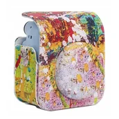 Torby fotograficzne i futerały - Pokrowiec LOVEINSTANT do Fujifilm Instax Mini 12 Kolorowe plamki - miniaturka - grafika 1