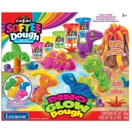 Masy plastyczne - Masa plastyczna CRA-Z-ART Softee Dough Neon Dinozaury CRDOUGH11 - miniaturka - grafika 1