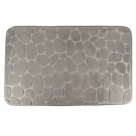 Dywaniki łazienkowe - Dywanik łazienkowy 50x80 Stones Szary - miniaturka - grafika 1