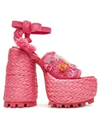 Sandały damskie - Naked Wolfe Sandały Bluebell Różowy - miniaturka - grafika 1