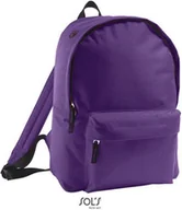 Plecaki - SOLs Bags 70100 Plecak Rider 14 x 28 x 40 cm - Kolor: Ciemny fiolet - Rozmiar: 14 x 28 x 40 cm - miniaturka - grafika 1