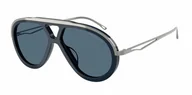 Okulary przeciwsłoneczne - Okulary Przeciwsłoneczne Emporio Armani EA 4242U Shiny Blue - miniaturka - grafika 1