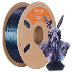 ERYONE Burnt Titanium Dual Color PLA Filament 1kg - Blue 1292199EUDF - Filamenty i akcesoria do drukarek 3D ERYONE Burnt Titanium Dual Color PLA Filament 1kg - Blue 1292199EUDF - Filamenty i akcesoria do drukarek 3D - miniaturka - grafika 1