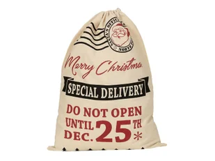 Worek Mikołaja na prezenty - 40 x 54 cm - Pozostałe akcesoria świąteczne - miniaturka - grafika 1