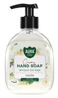 Mydła - Mydło w płynie z dozownikiem BISPOL Aura Care 300ml WANILIA - miniaturka - grafika 1