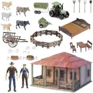 Figurki dla dzieci - Zestaw farma z domem rolnika DIY - miniaturka - grafika 1