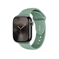 Akcesoria do smartwatchy - Crong Liquid - Pasek do Apple Watch 38/40/41/42mm (szałwiowy) - miniaturka - grafika 1