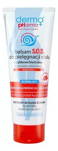 Dermo Pharma Balsam S.O.S do ciała Ekstrakt śluzu ślimaka 200ml - Balsamy i kremy do ciała - miniaturka - grafika 1