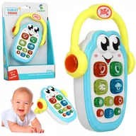 Zabawki interaktywne dla dzieci - Interaktywny Telefon Edukacyjny dla Dzieci z Muzyką i Światłami U570B - miniaturka - grafika 1