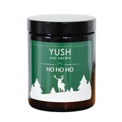 Świece - Ho Ho Ho! –  Duża Świąteczna Świeca Sojowa - Yush - 180Ml - miniaturka - grafika 1