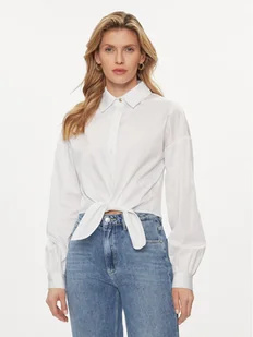 Guess Koszula W4RH59 WE2Q0 Biały Slim Fit - Koszule damskie - miniaturka - grafika 1