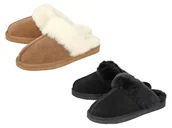 Kapcie męskie - esmara® Kapcie męskie ze skóry jagnięcej Premium - miniaturka - grafika 1