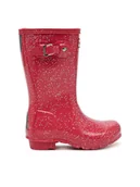 Buty dla dziewczynek - Hunter Kalosze JFT6075RGT Bordowy - miniaturka - grafika 1
