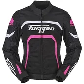Odzież motocyklowa - Furygan Damskie kurtki i płaszcze Mystic Evo Vented, Noire/Rose/Blanc, XL - miniaturka - grafika 1