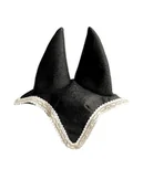 Maskotki i pluszaki - Czarne nauszniki z filcu dla Hobby Horse - miniaturka - grafika 1