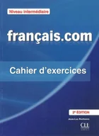 Książki do nauki języka francuskiego - Francais.com Niveau intermediaire Ćwiczenia + klucz - Penfornis Jean-Luc - miniaturka - grafika 1