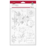 Prace ręczne dla dzieci - Szablony plastikowe Świąteczne Boże Narodzenie 26x17,8 cm Titanum - miniaturka - grafika 1