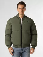 Kurtki męskie - Calvin Klein Jeans - Męska kurtka pikowana, zielony - miniaturka - grafika 1