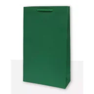 Opakowania i torebki na prezenty - Torebka prezentowa jednobarwna T4 zielona 10 szt. - miniaturka - grafika 1