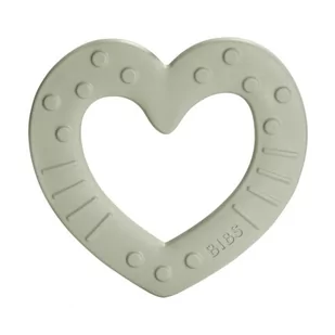 BIBS BIBS Baby Bitie HEART Sage gryzak dla niemowlaka K969998 - Gryzaki dla dzieci - miniaturka - grafika 1