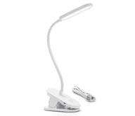 Lampy stojące - Aigostar - LED Ściemnialna akumulatorowa lampa stołowa z klipsem LED/2,5W/5V biała - miniaturka - grafika 1