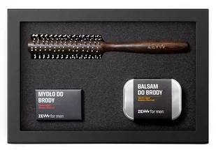 ZEW for men ZEW for Men zestaw prezentowy Broda Na Sztorc roller + mydło + balsam do brody 85ml+80ml - Kosmetyki i akcesoria do pielęgnacji brody - miniaturka - grafika 1