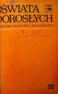 Książki o kulturze i sztuce - Oświata dorosłych nr 1 do 10 / 84 - miniaturka - grafika 1