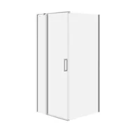 Kabiny prysznicowe - Kabina prysznicowa Cersanit Moduo 90x90x195 kwadratowa lewa chrom transparentne S601-212 - miniaturka - grafika 1