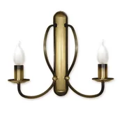 Lampy ścienne - Lemir Korona Kinkiet 2 - punktowy - Patyna 391/K2 426 / 391/K2 - miniaturka - grafika 1