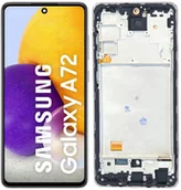 Części serwisowe do telefonów - WYŚWIETLACZ EKRAN LCD DO SAMSUNG GALAXY A72 INCELL RAMKA CZARNA SM-A725F - miniaturka - grafika 1