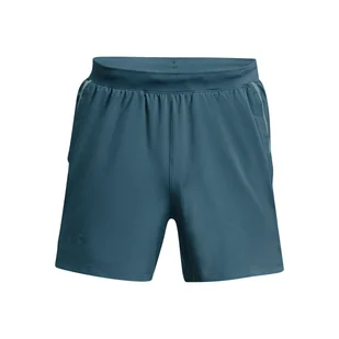 Męskie Spodenki UNDER ARMOUR UA LAUNCH 5'' SHORT 1361492-414 – Niebieski - Spodenki męskie - miniaturka - grafika 1
