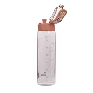 Shakery i bidony sportowe - Majestic Sport, butelka tritanowa na wodę, Okosei Clear, różowa, 750 ml - miniaturka - grafika 1