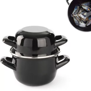 Hendi Garnek emaliowany do małży z pokrywką 0,8 l *produkt na zamówienie 625606 - Akcesoria gastronomiczne - miniaturka - grafika 3